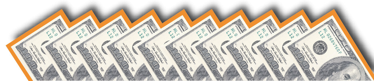 Gray and black jagged edge. White space below.