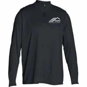 ORS Quarter Zip Athletic Shirt Black