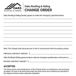 Change Order
