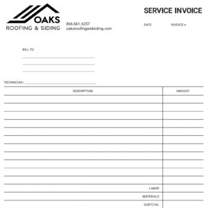 Service Invoice