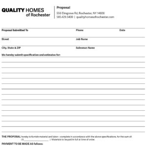 Proposal Form