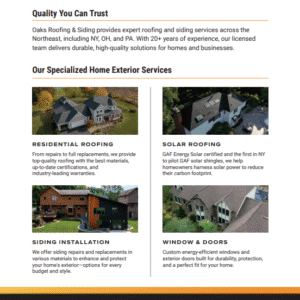 Oaks Roofing & Siding Services