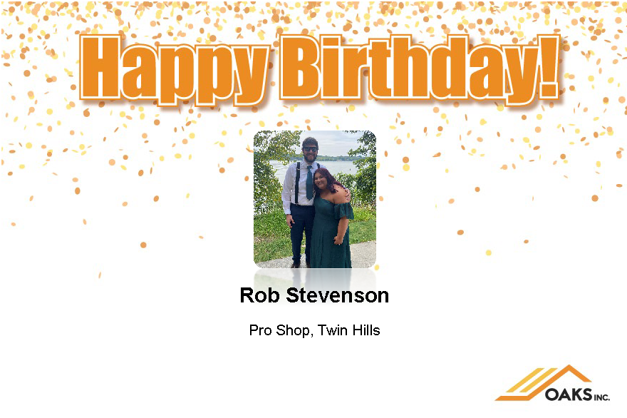 Rob Stevenson celebrating his birthday