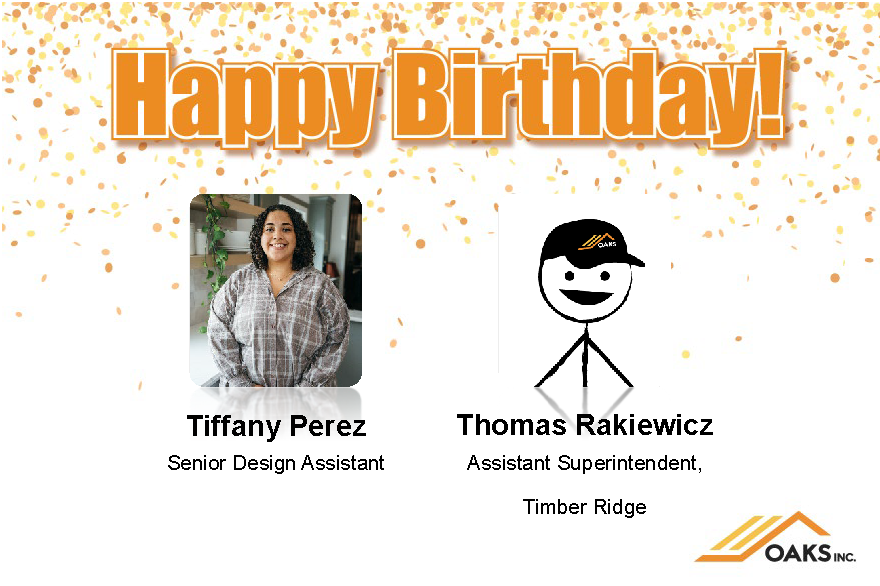 Tiffany Perez, Senior Design Assistant, and Thomas Rakiewicz, Assistant Superintendent at Timber Ridge