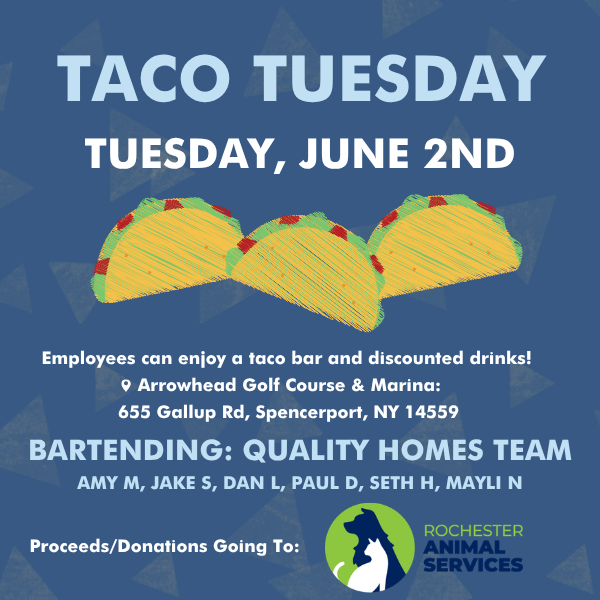 A poster for a Taco Tuesday event