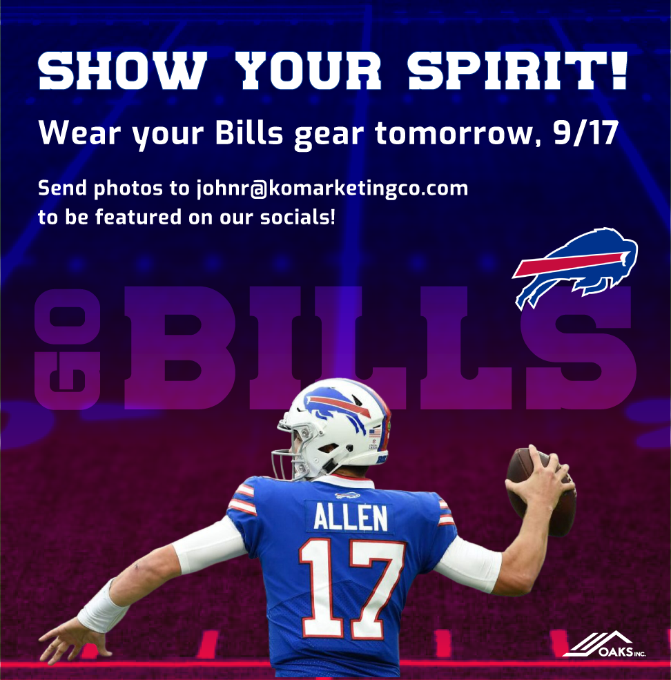 Osprey Quarterback in Bills jersey